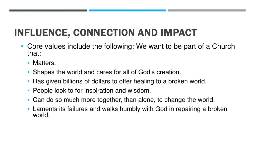 influence connection and impact 1