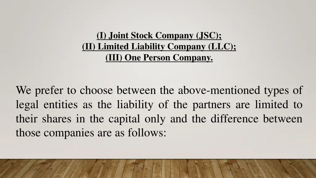 i joint stock company jsc ii limited liability