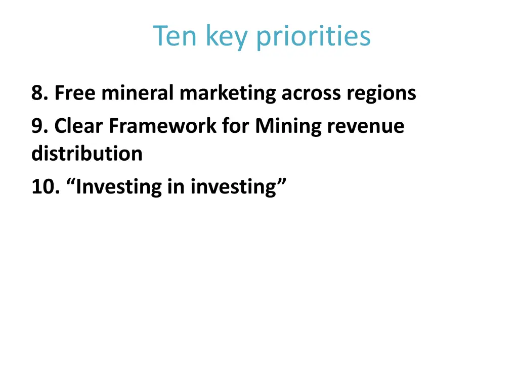 ten key priorities 4