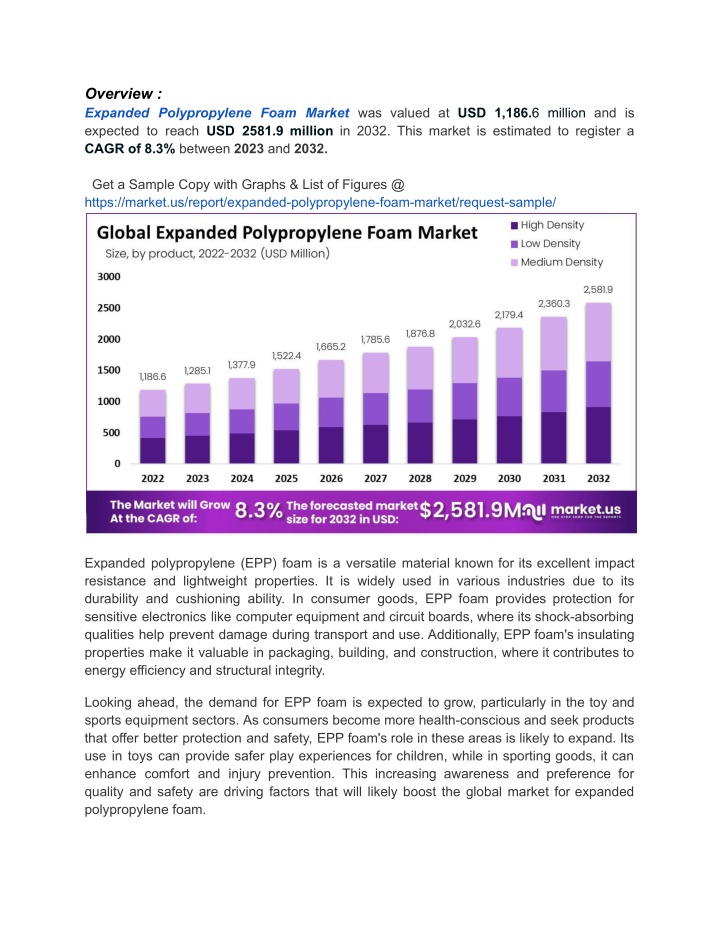 overview expanded polypropylene foam market