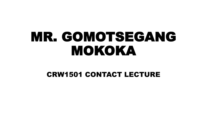 mr gomotsegang mr gomotsegang mokoka mokoka