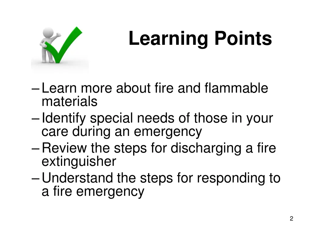 learning points