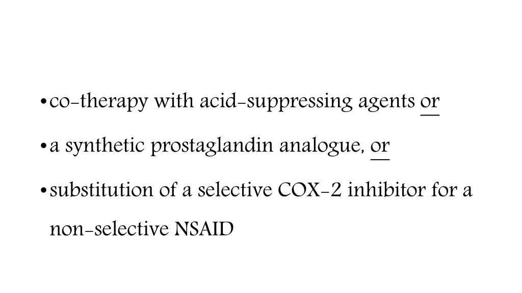 co therapy with acid suppressing agents or