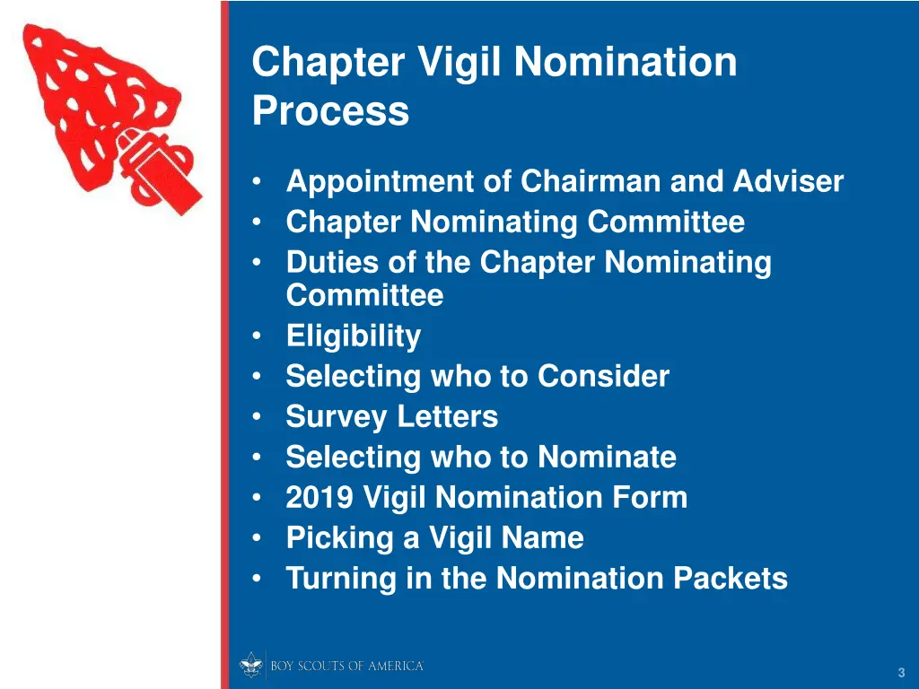 chapter vigil nomination process