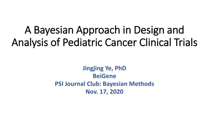 a bayesian approach in design and a bayesian