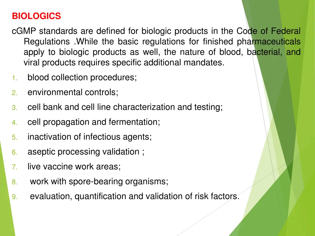 biologics