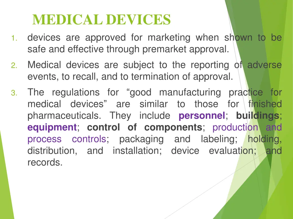 medical devices devices are approved