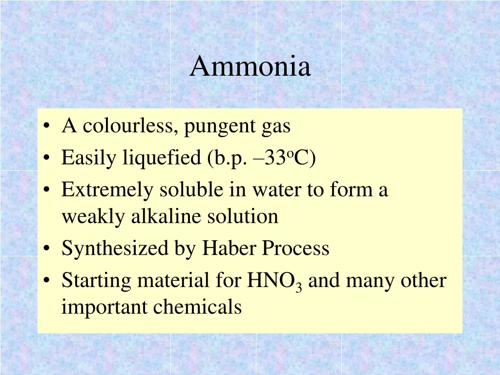 ammonia