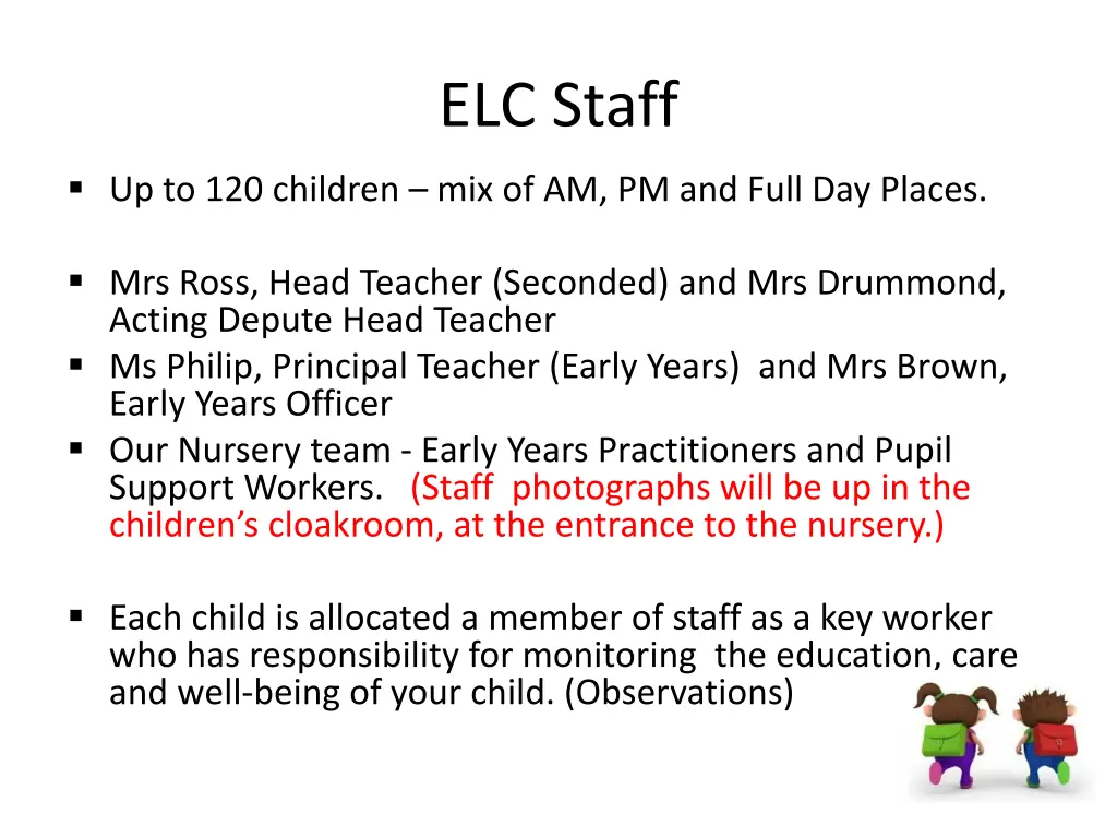 elc staff