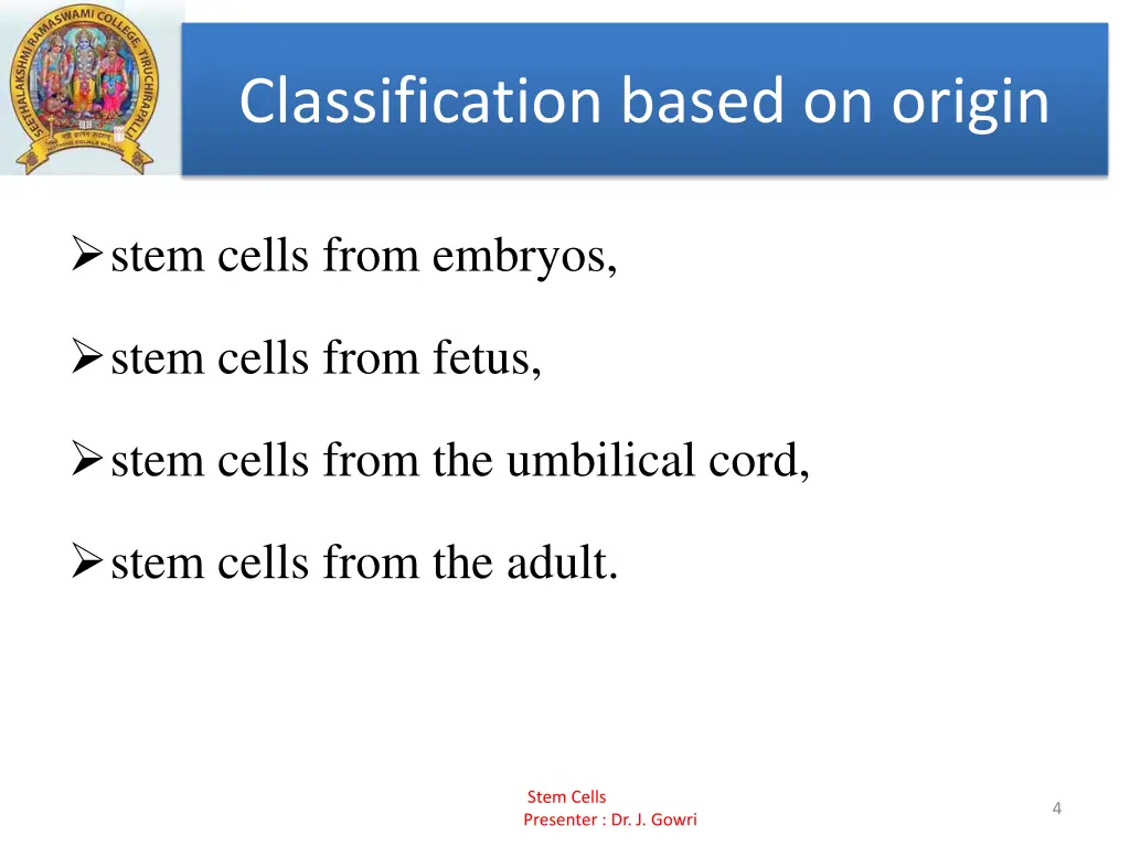 classification based on origin