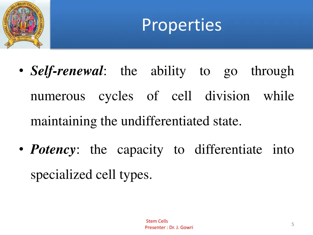 properties