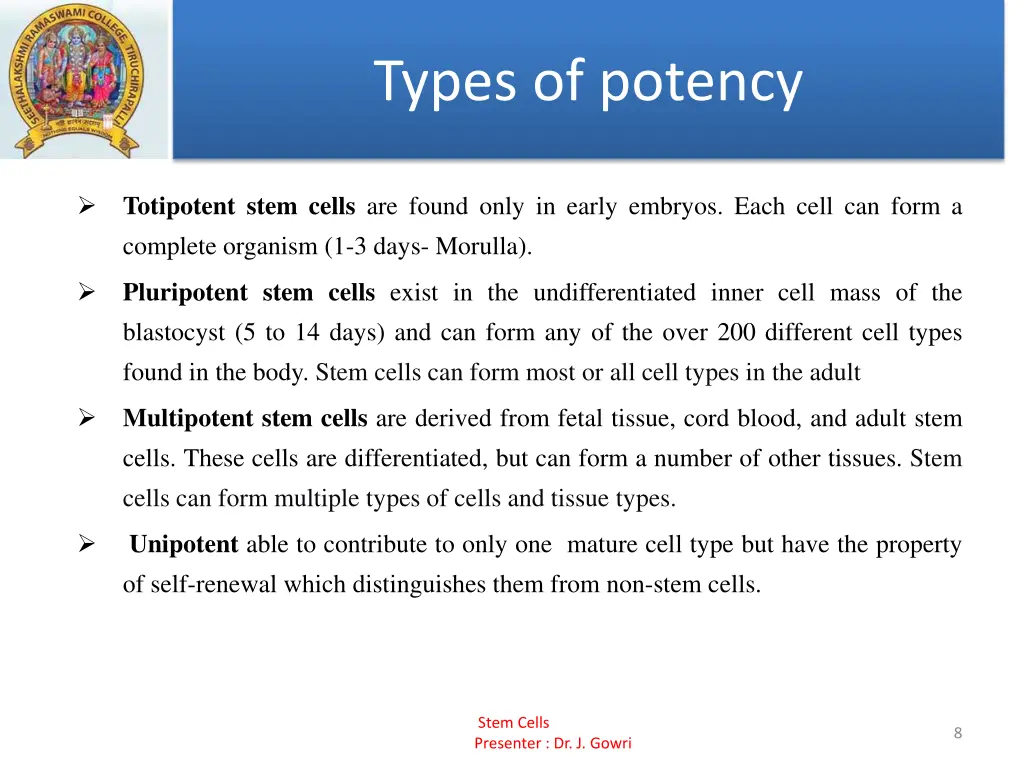 types of potency