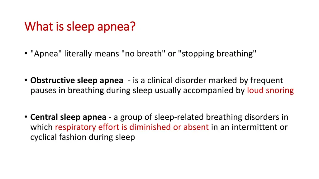 what is sleep apnea what is sleep apnea