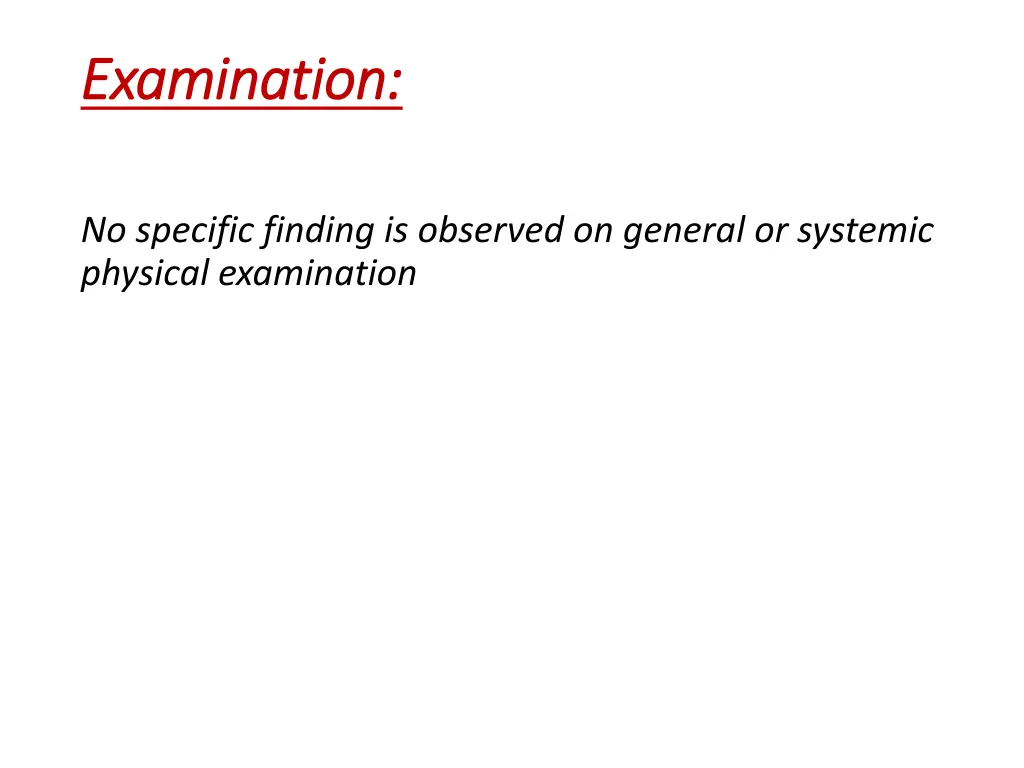 examination examination