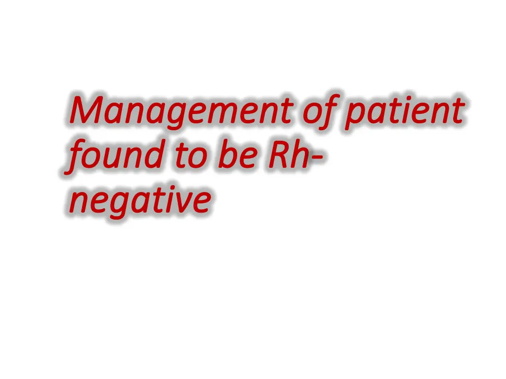 management of patient management of patient found