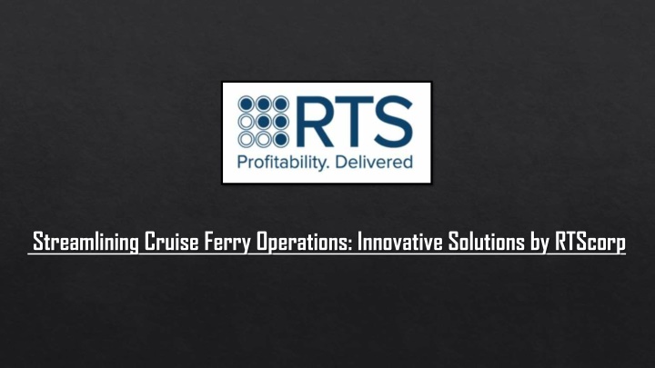 streamlining cruise ferry operations innovative