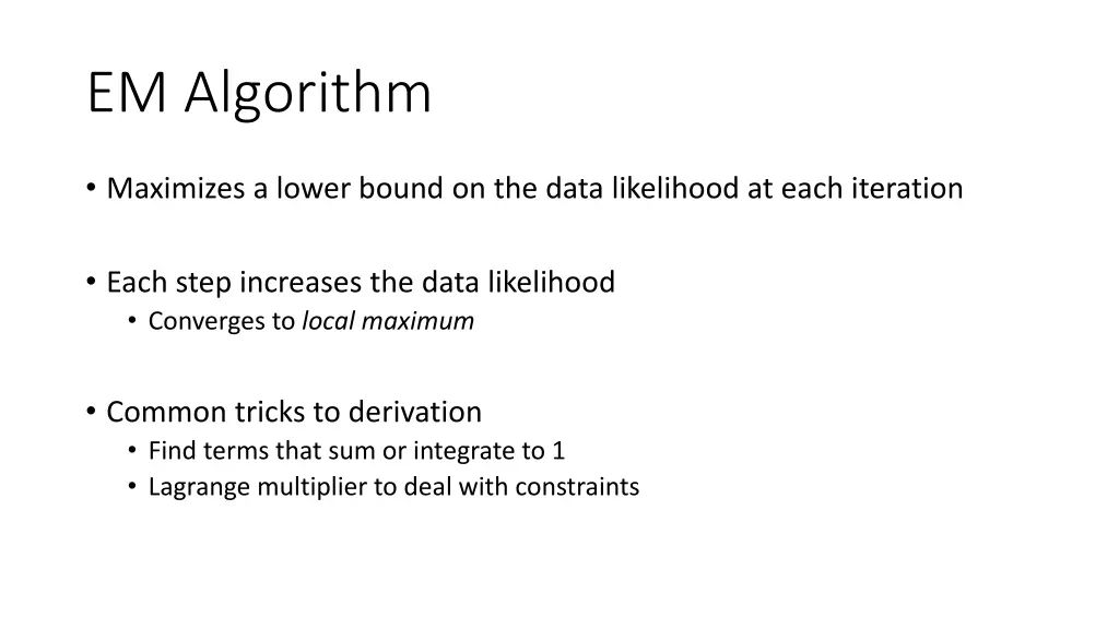 em algorithm