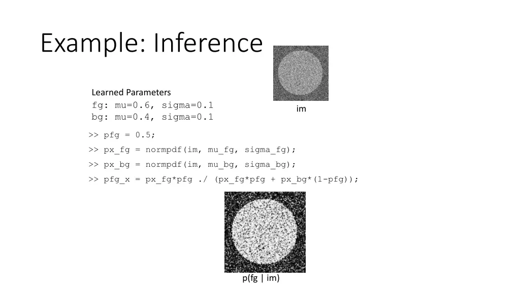 example inference