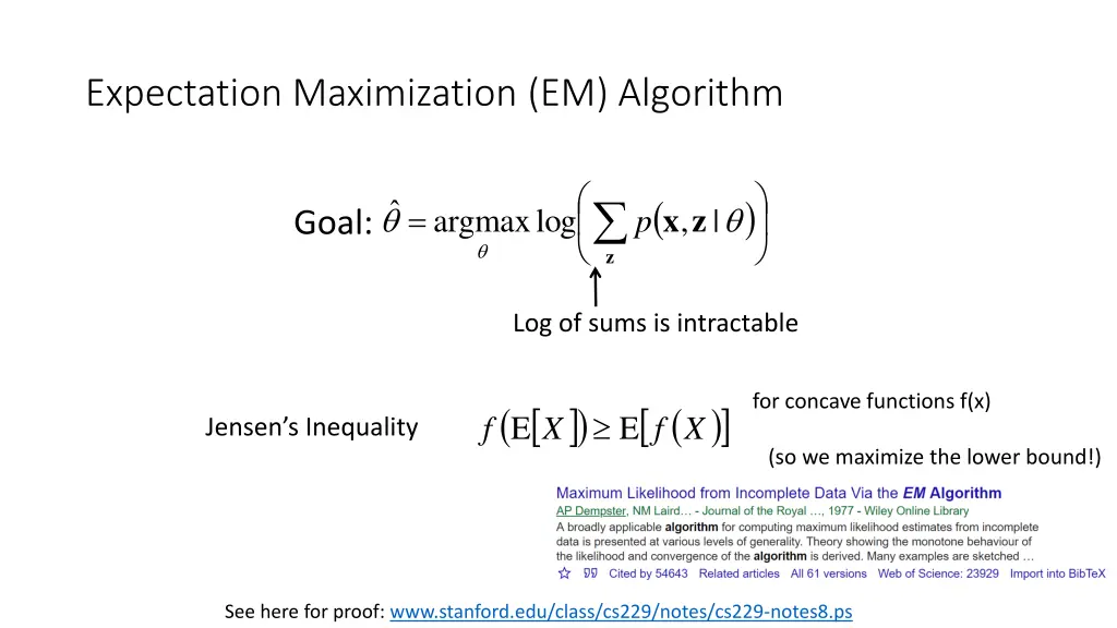 expectation maximization em algorithm