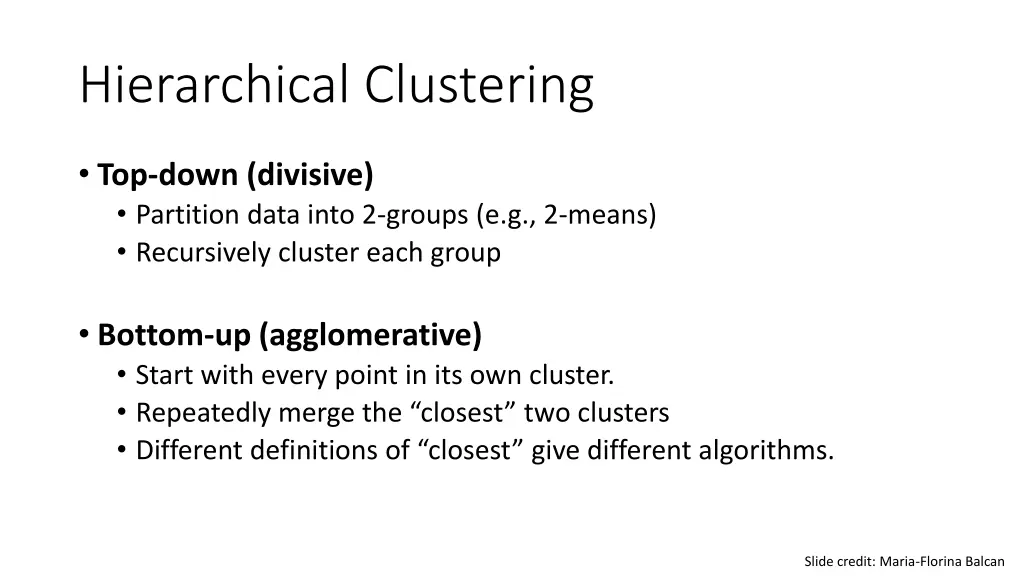 hierarchical clustering 1