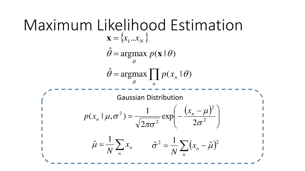 maximum likelihood estimation argmax 2