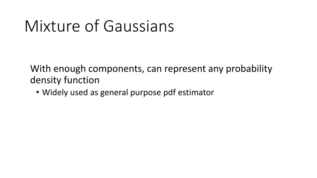 mixture of gaussians 1