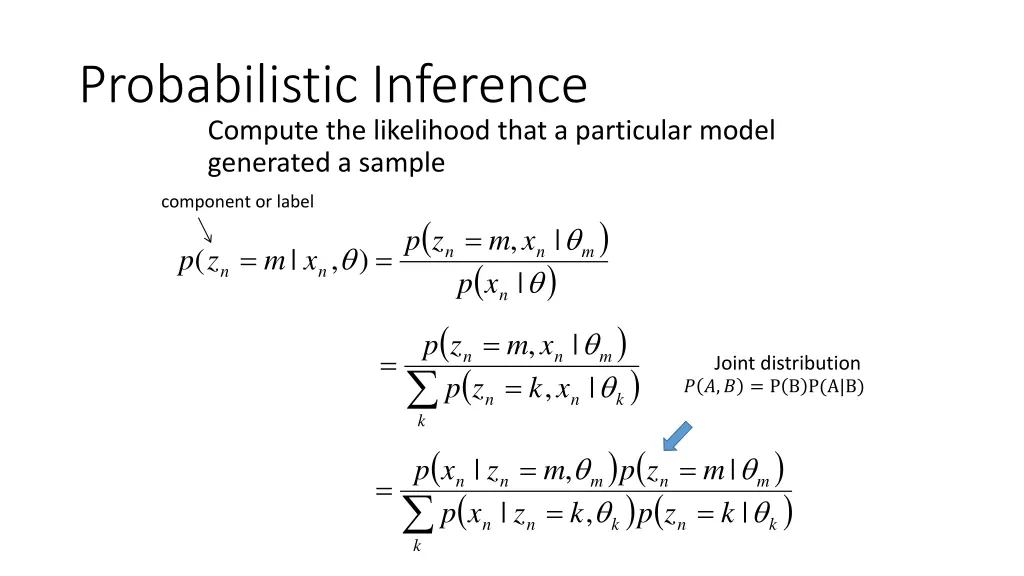 probabilistic inference compute the likelihood 3