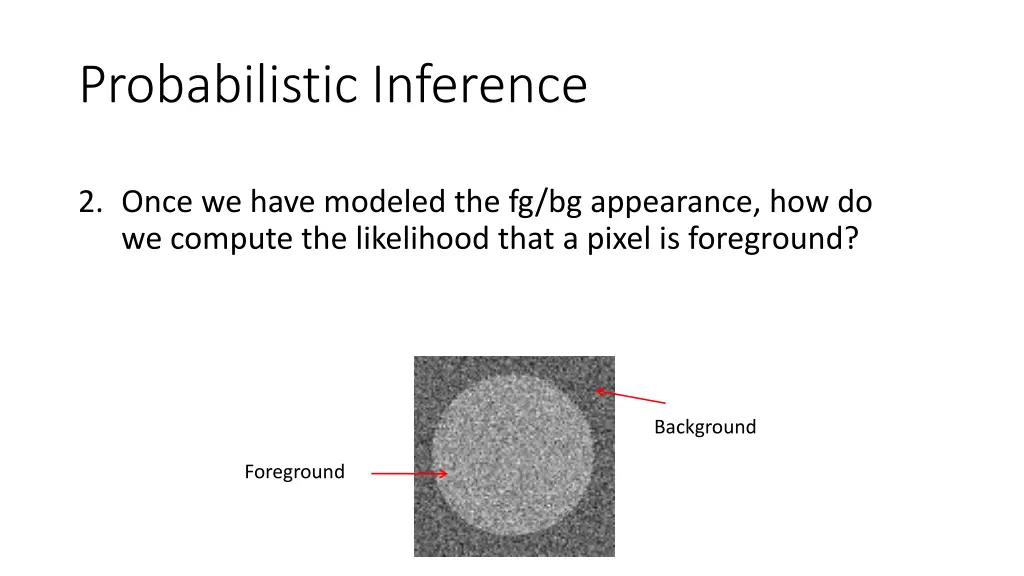 probabilistic inference