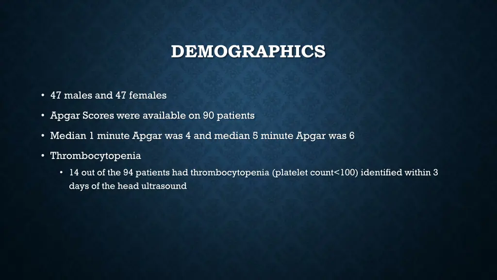 demographics