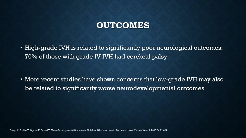 outcomes