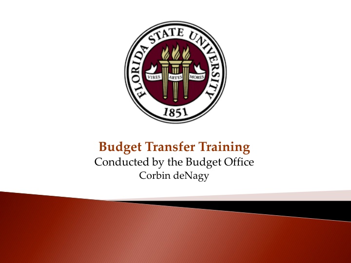 budget transfer training conducted by the budget