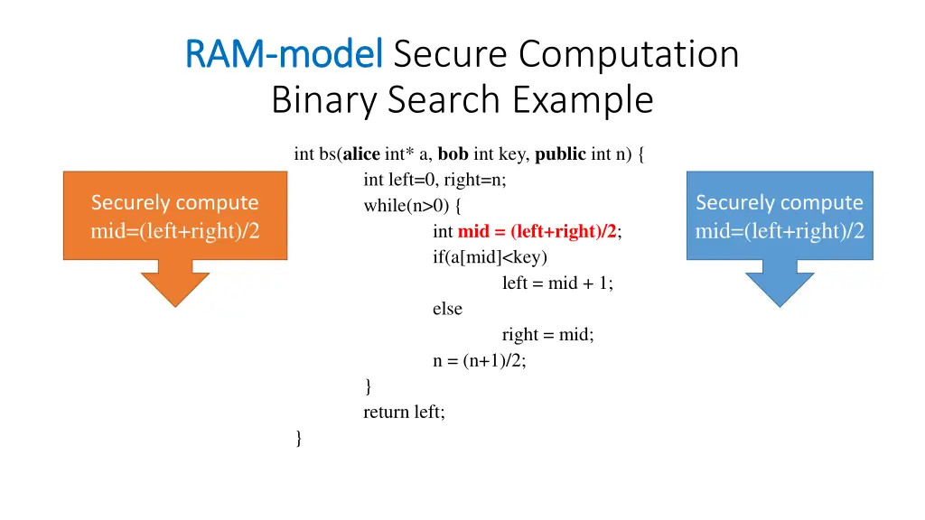 ram ram model model secure computation binary 2