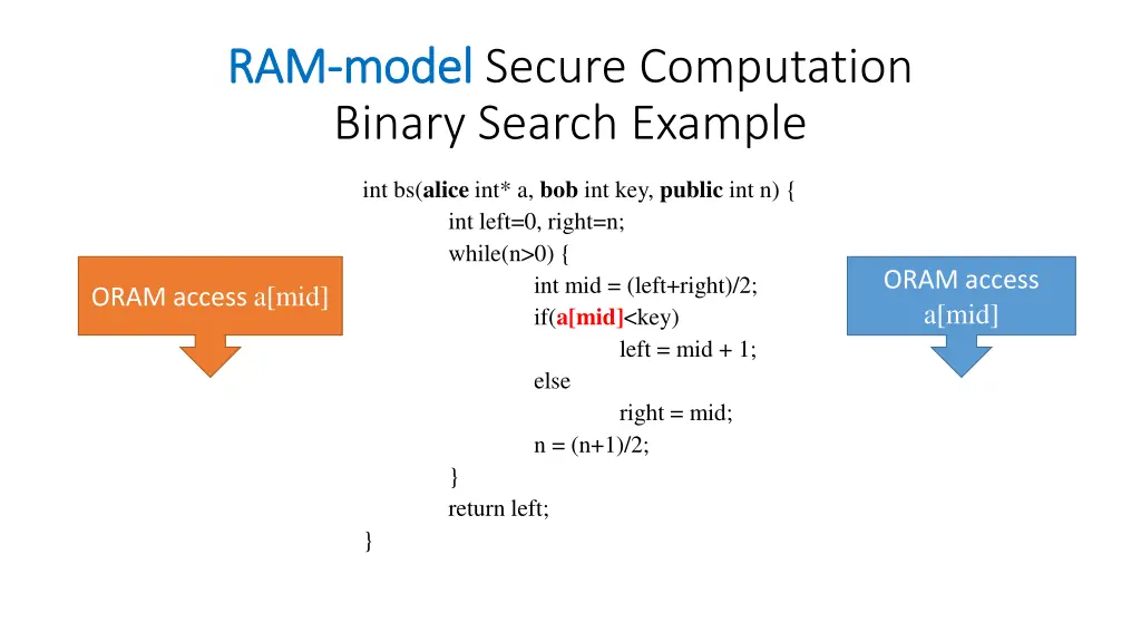 ram ram model model secure computation binary 3