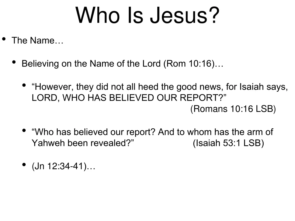 who is jesus 11