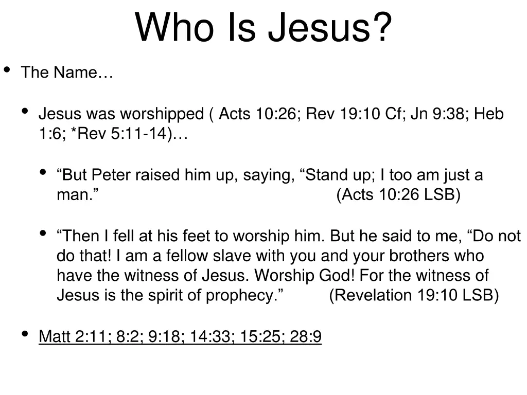 who is jesus 14