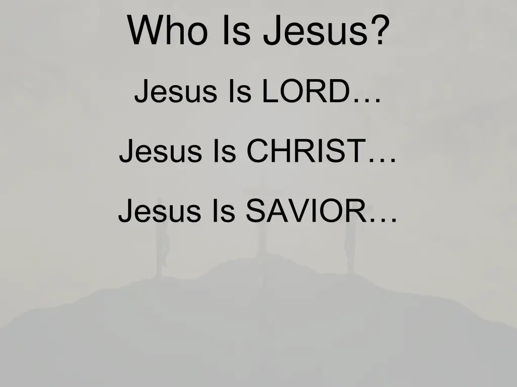 who is jesus 3