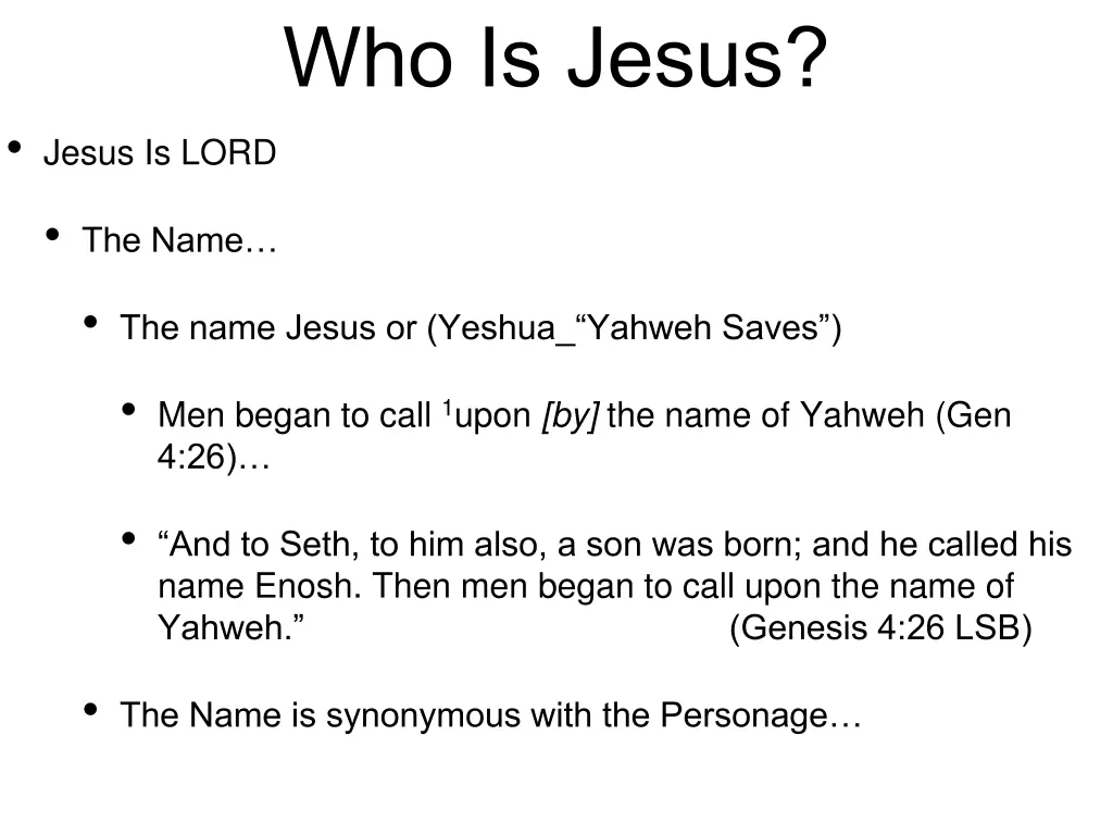 who is jesus 6