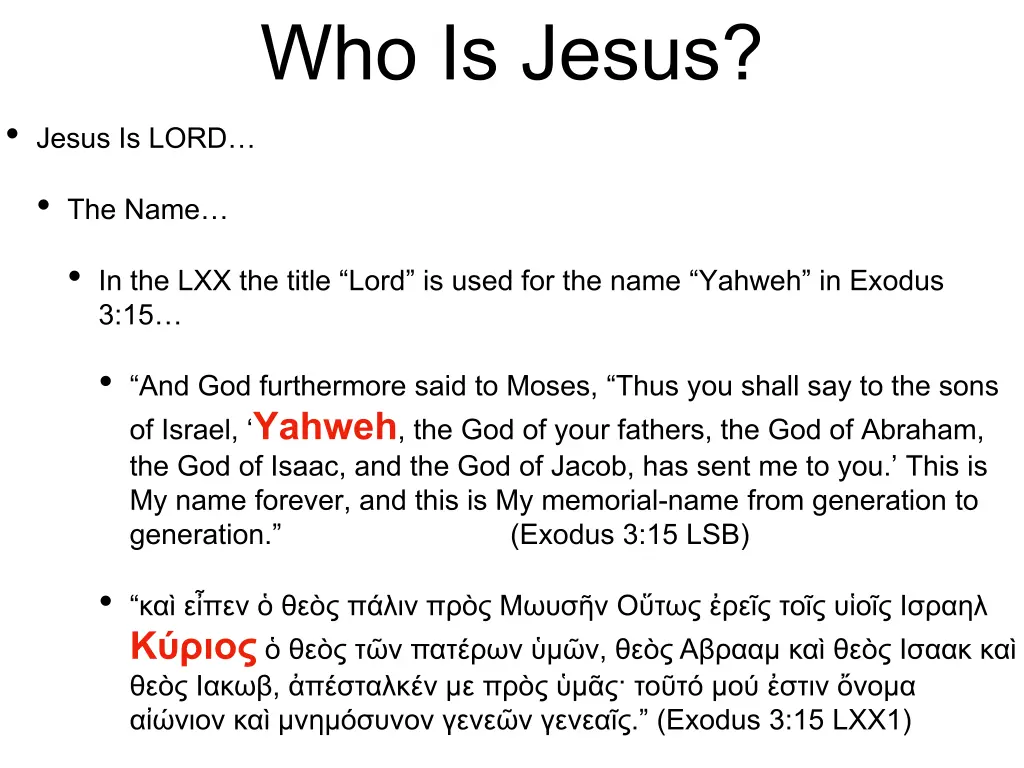 who is jesus 7