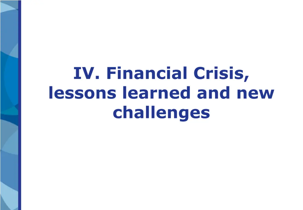 iv financial crisis lessons learned