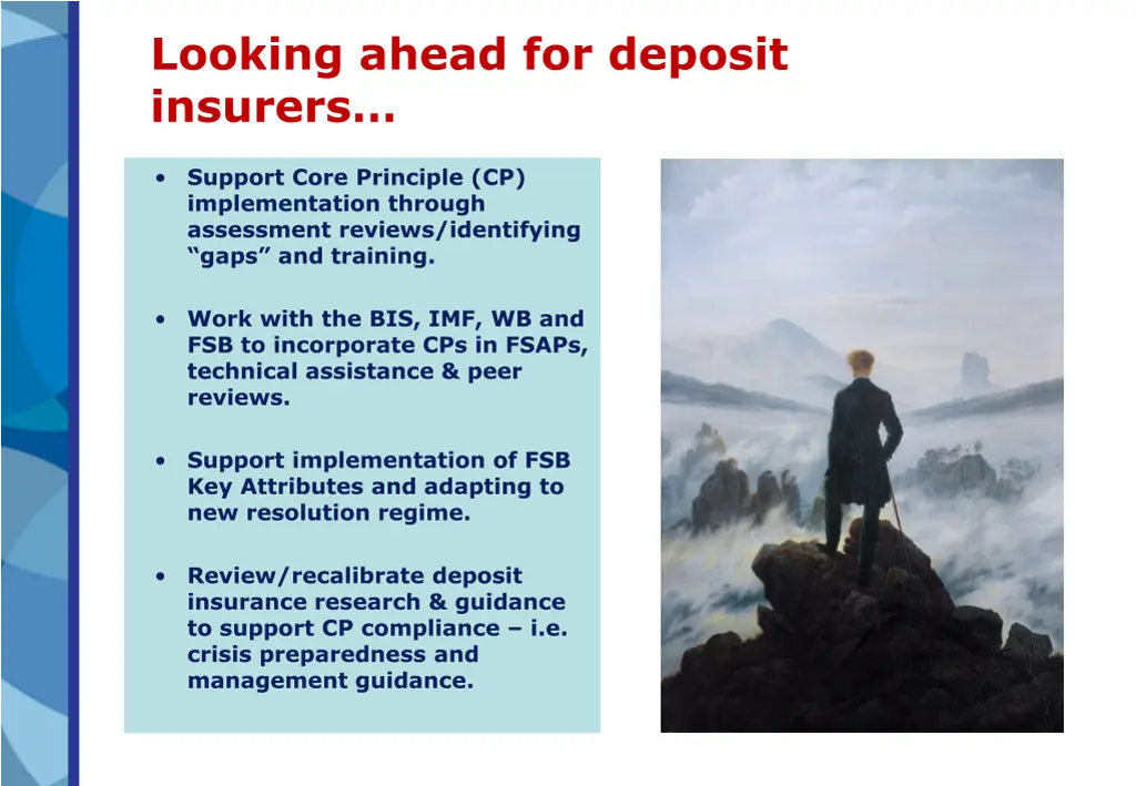 looking ahead for deposit insurers