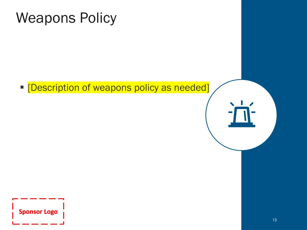 weapons policy