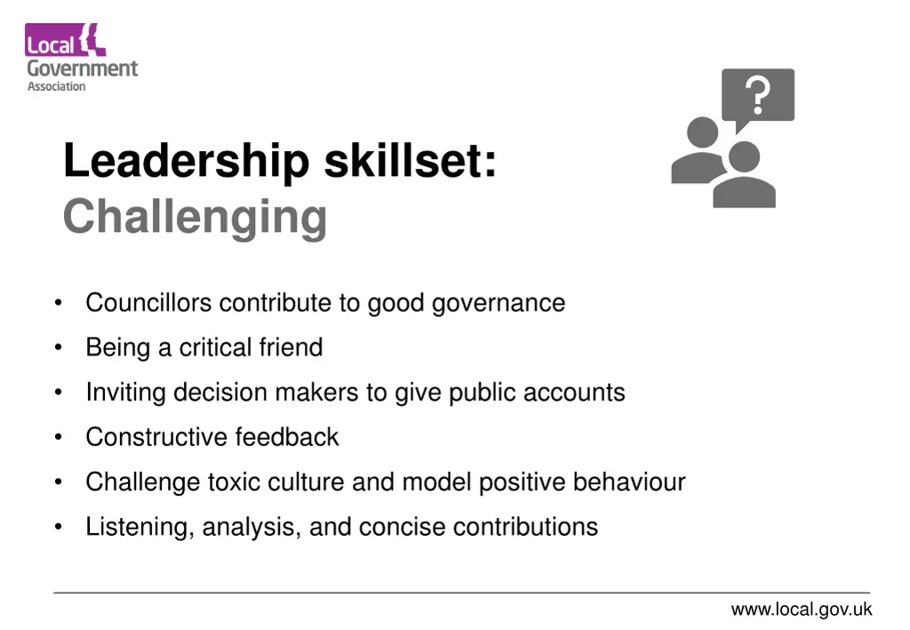 leadership skillset challenging