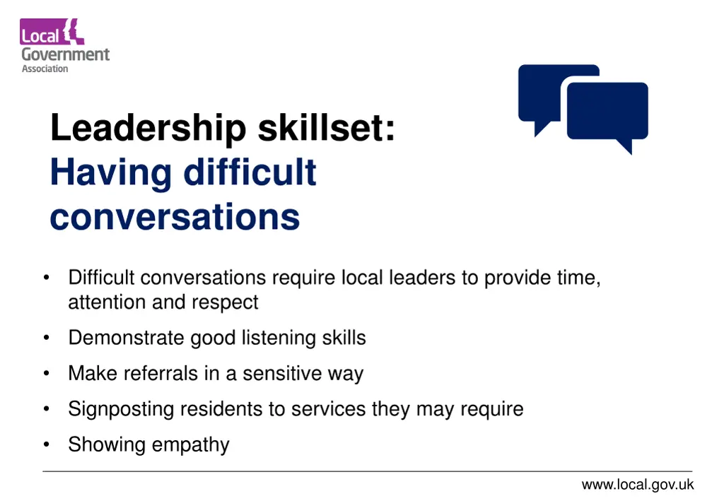 leadership skillset having difficult conversations