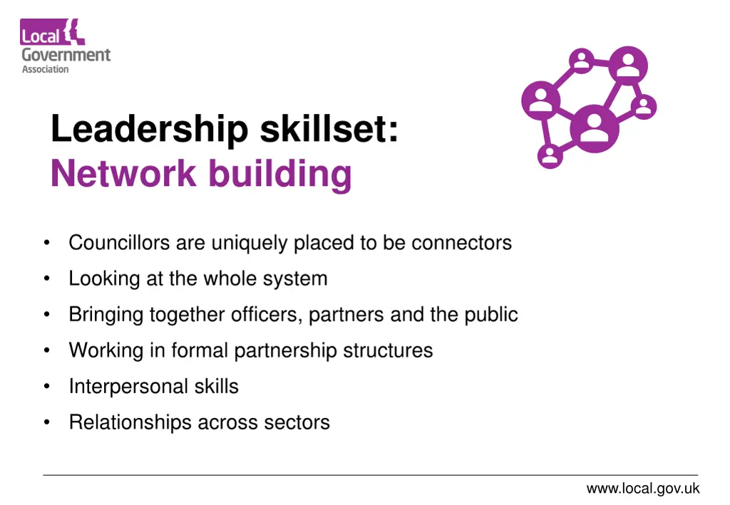 leadership skillset network building