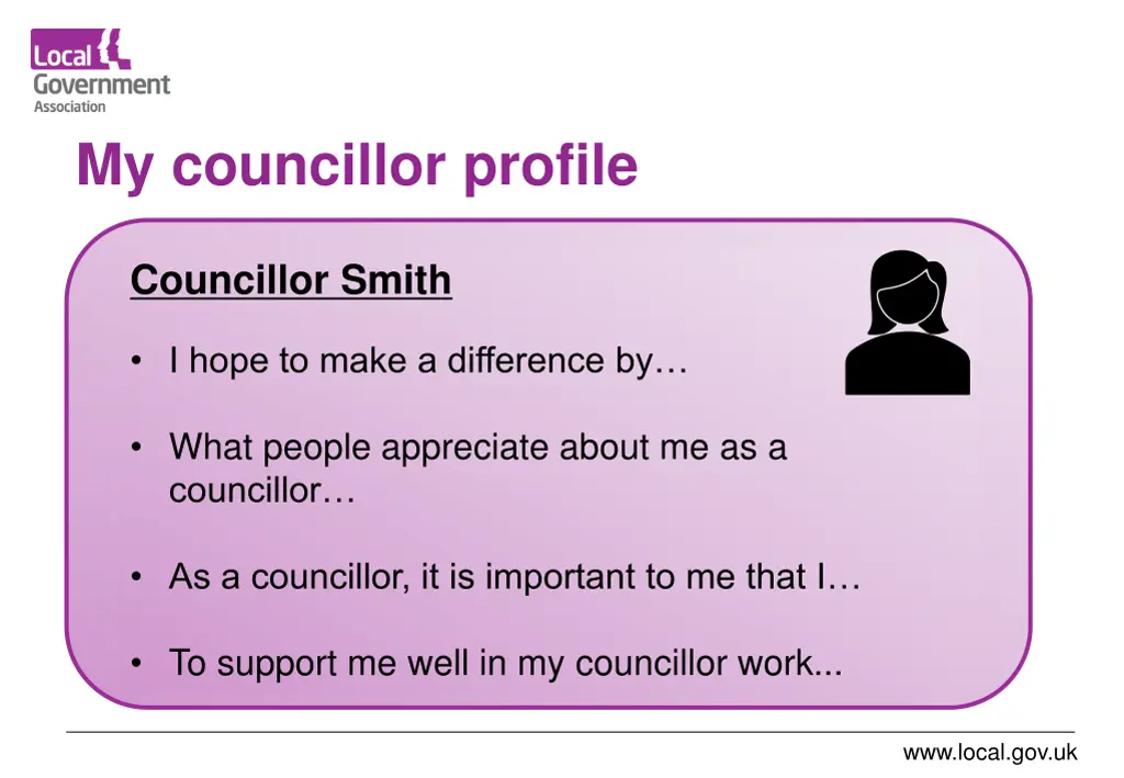 my councillor profile