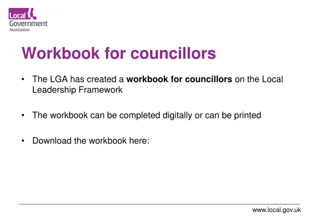 workbook for councillors