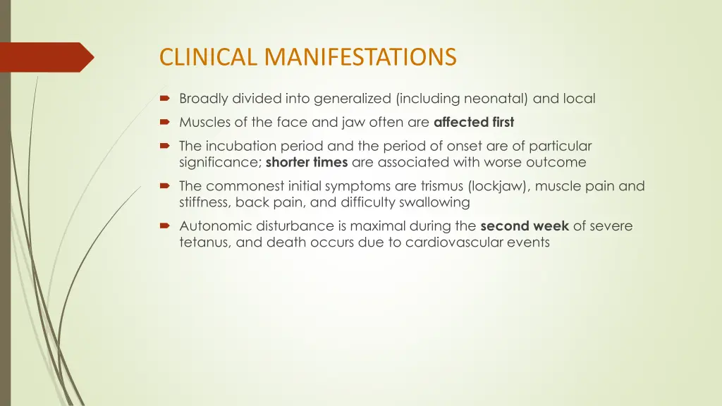 clinical manifestations 1