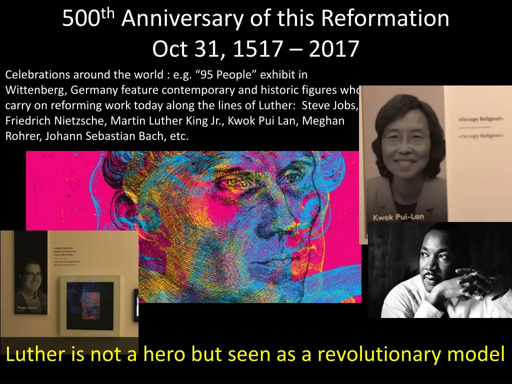 500 th anniversary of this reformation