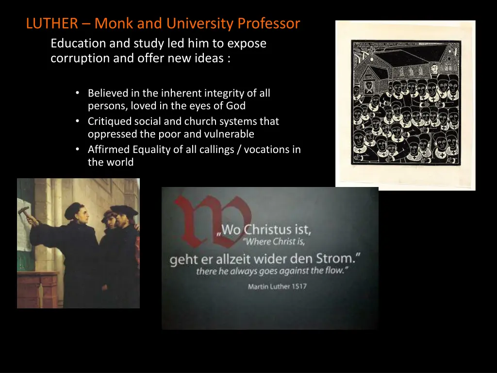 luther monk and university professor education