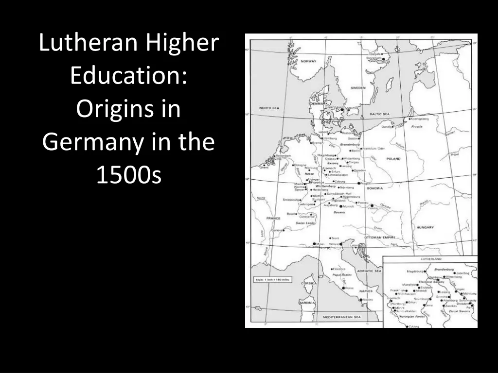 lutheran higher education origins in germany